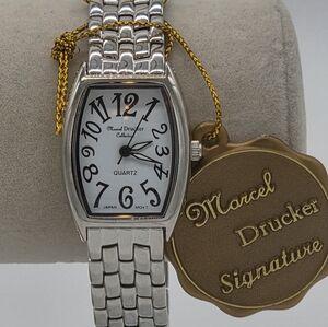 Marcel Drucker Stainless Steel Quartz Watch